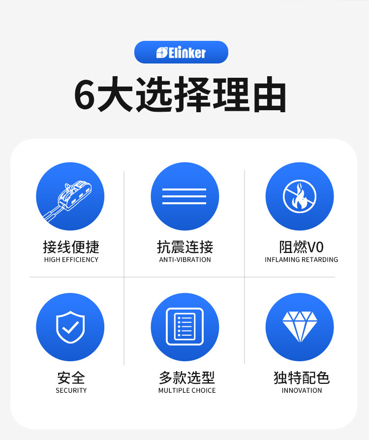 上海联捷J2-2系列建筑端子快速端子灯具端子接线连接器